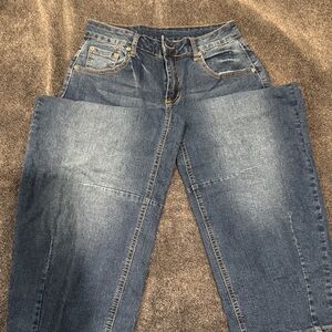 Classic Barrel Denim Blue Jeans